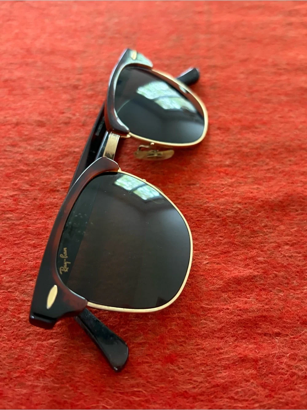 Vintage Bausch & lomb Ray-Ban Clubmaster Sunglasses - Tortoise Frame